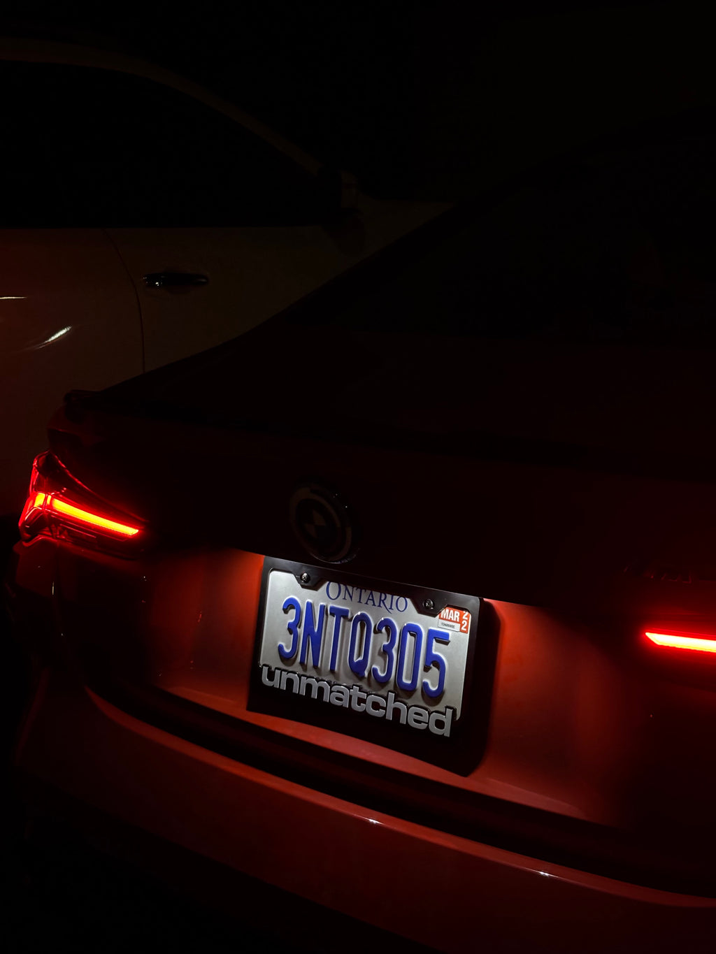unmatched License Plate Frame